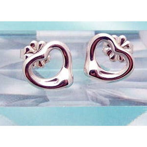 Elsa Peretti Open Heart Stud Earrings 